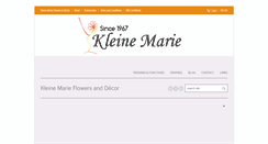 Desktop Screenshot of kleinemarie.co.za